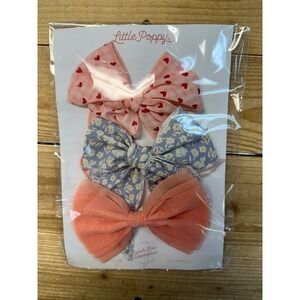 Little Poppy Co Bows Set of 3 Hair‎ Accessories Girls